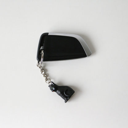 〈ALFRED FISCHER〉K/R Sitting Cat Black