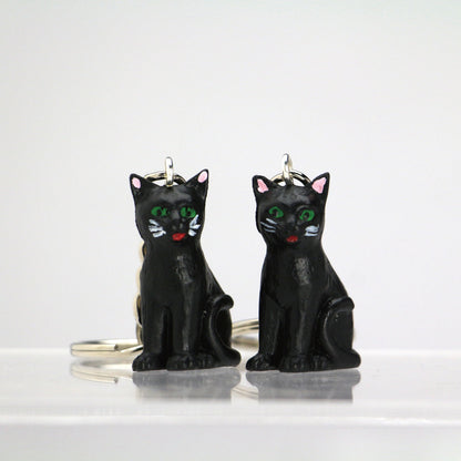 〈ALFRED FISCHER〉K/R Sitting Cat Black