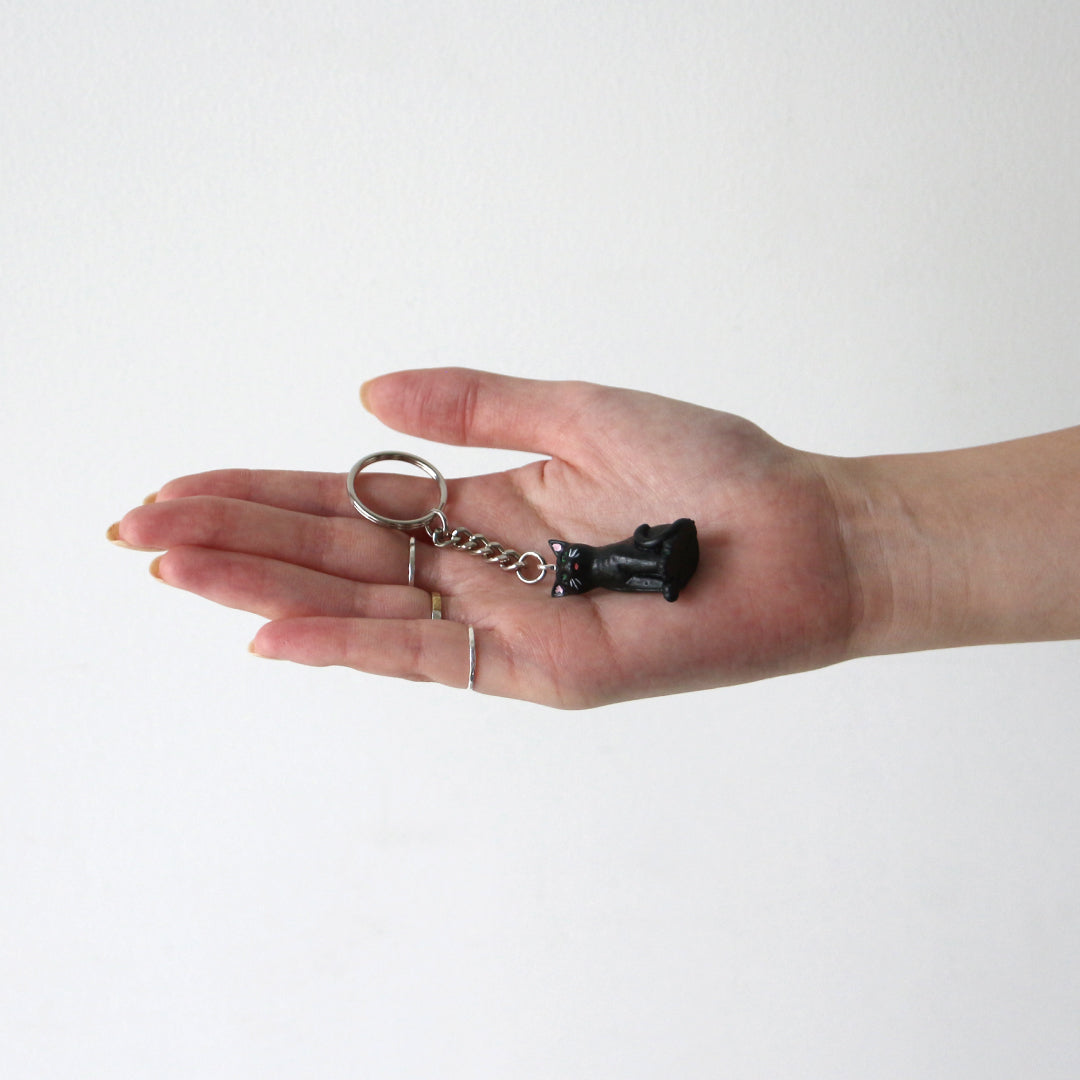 〈ALFRED FISCHER〉K/R Sitting Cat Black