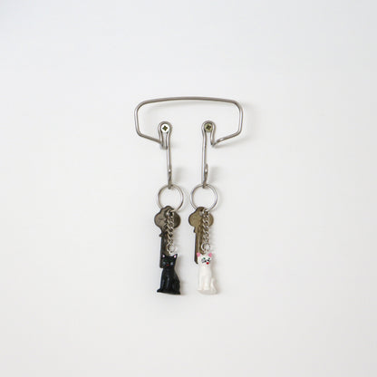 〈ALFRED FISCHER〉K/R Sitting Cat Black