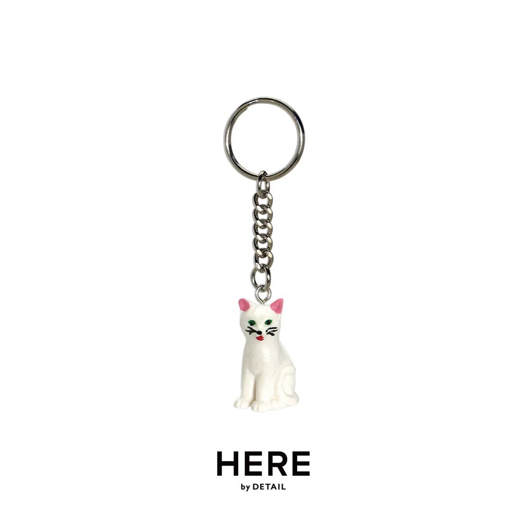 〈ALFRED FISCHER〉K/R Sitting Cat White