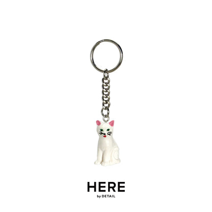 〈ALFRED FISCHER〉K/R Sitting Cat White