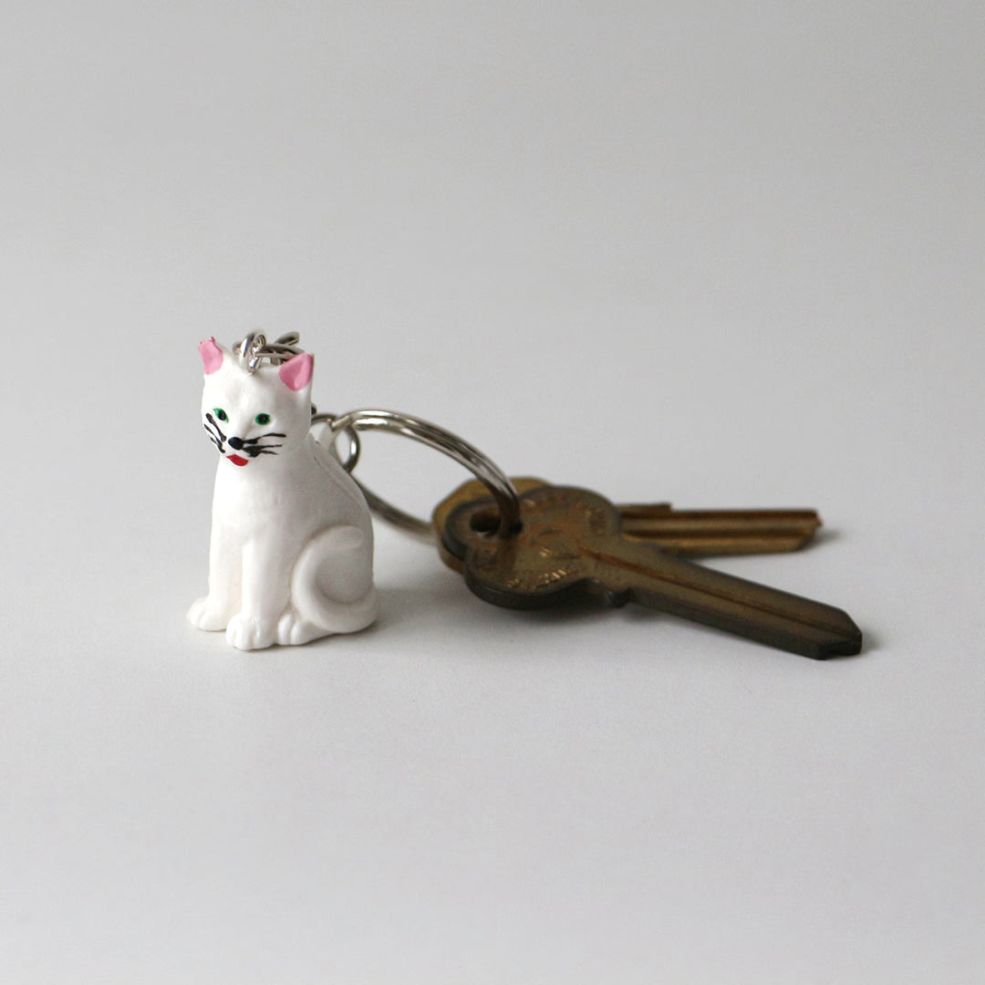 〈ALFRED FISCHER〉K/R Sitting Cat White