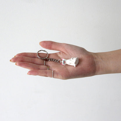 〈ALFRED FISCHER〉K/R Sitting Cat White