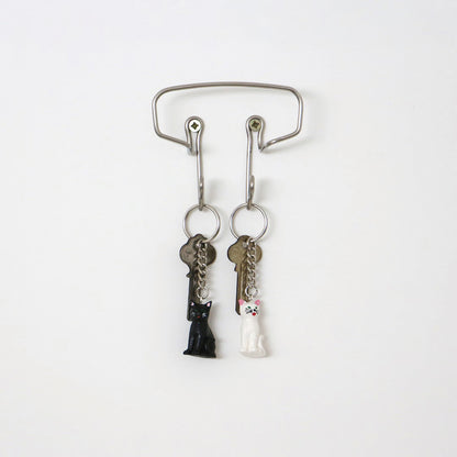 〈ALFRED FISCHER〉K/R Sitting Cat White