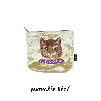 〈Nathalie Lete〉Velour pouch Maya