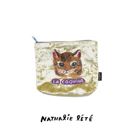 〈Nathalie Lete〉Velour pouch Maya