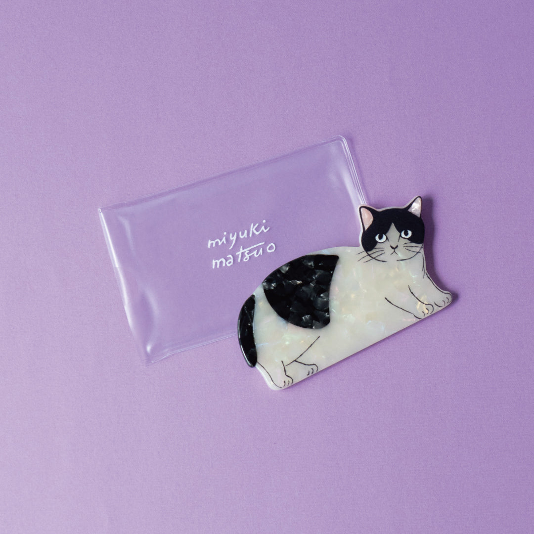 美和っち様(* 'ᵕ' )ART CATねこボーダー Matsuo Miyuki〉Cat Mirror Pepper – F.room ONLINE STORE