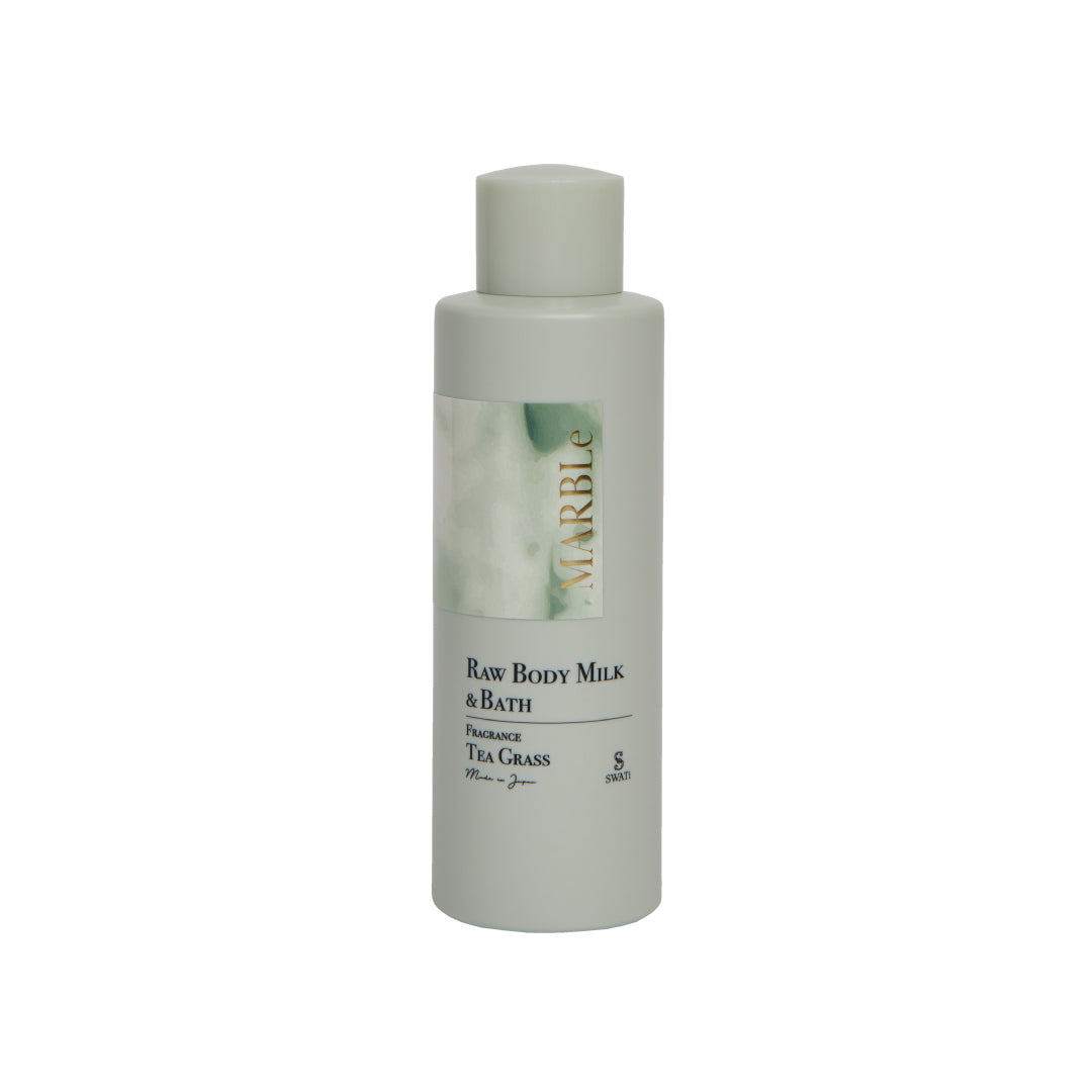 CLAY ＆ SCRUB BODY WASH＋RAW BODY MILK & BATH （TEA GRASSの香り）