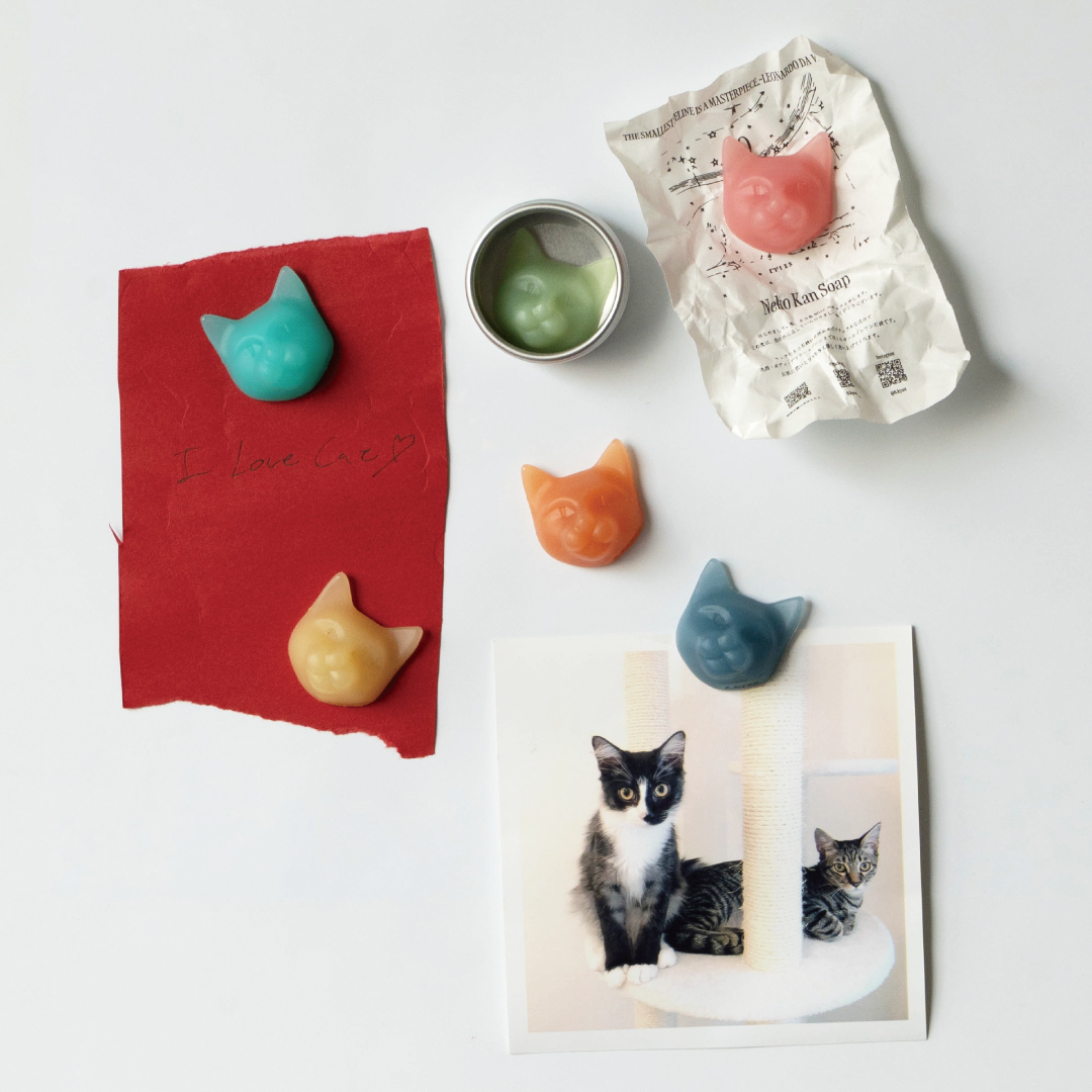 ネコ缶SOAPミニチュアマグネット《プレゼント》