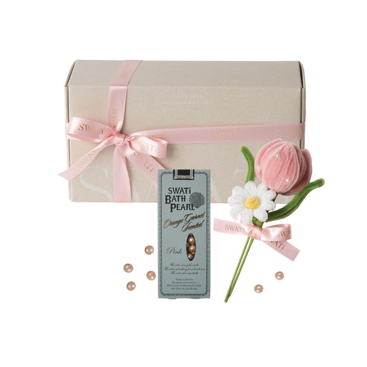 SWATi BATH PEARL & 미니 부케 박스 S (핑크)