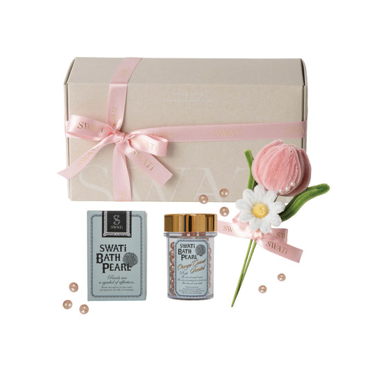 SWATi BATH PEARL & 미니 부케 박스 M (핑크)
