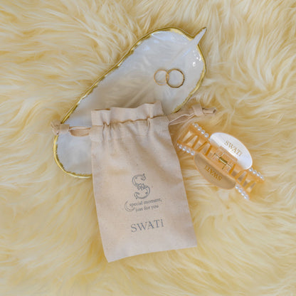 【Gift BOX】SWATi BATH PEARL® & HAIR ACCESSORY（GOLD）