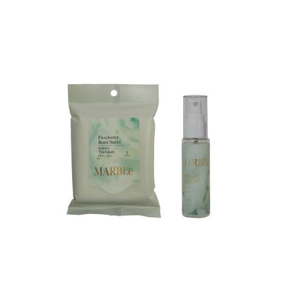 FRAGRANCE BODY SHEET & MIST SET （TEA GRASSの香り）