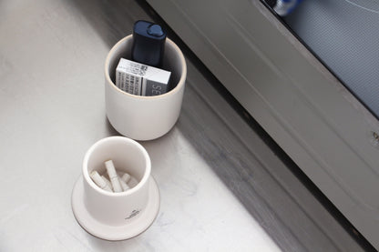 ANAheim Porcelain Ash-Pot "Ivory"