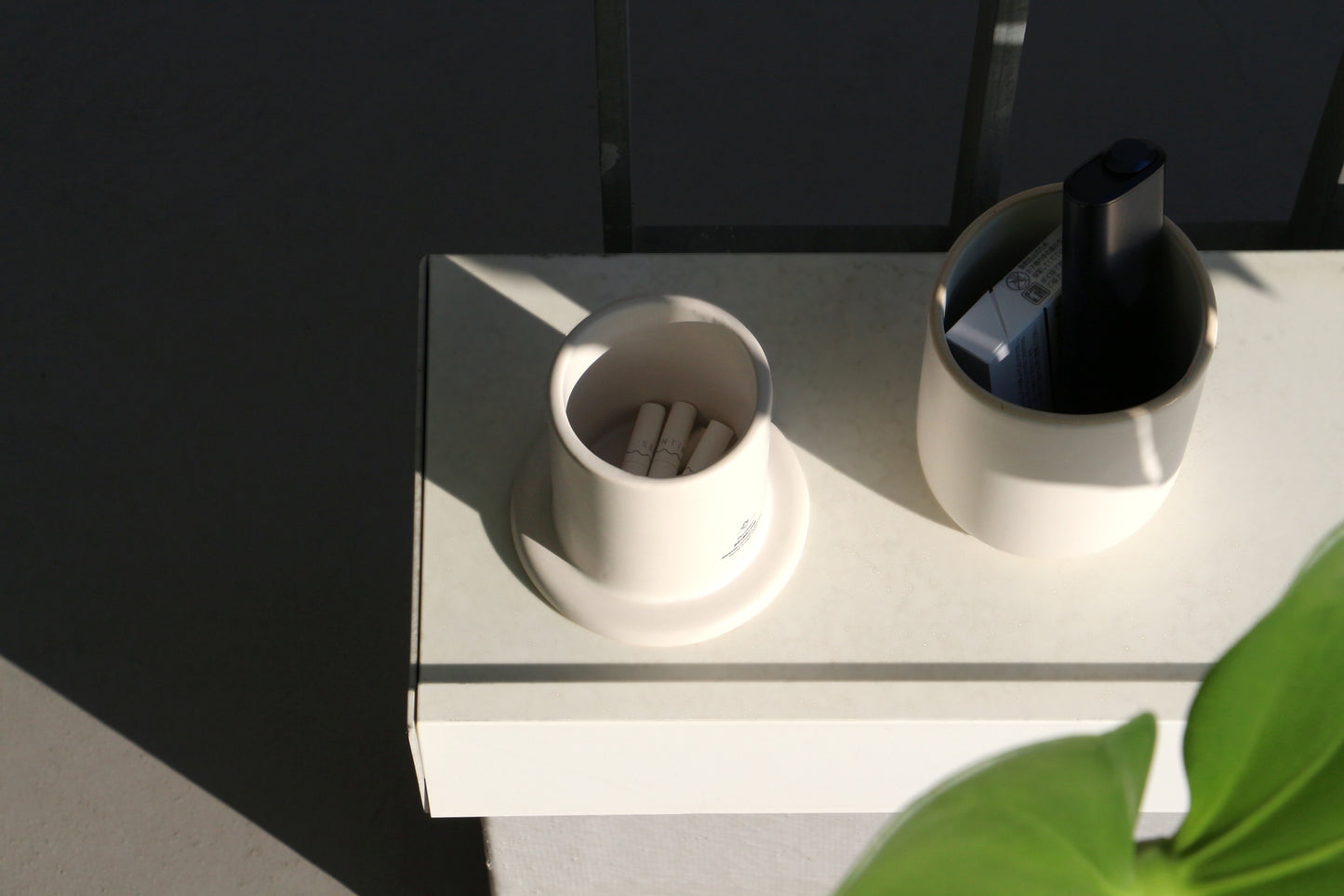 ANAheim Porcelain Ash-Pot "Ivory"
