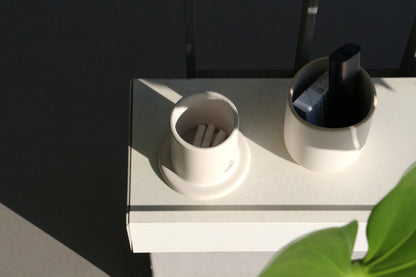 ANAheim Porcelain Ash-Pot "Ivory"