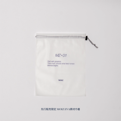 【MOIZ】先行予約限定3点SET/ SKIN CARE LOTION N ＆ MILK N & FACE WASH (先行限定MOIZオリジナル巾着＆ともやん直筆サインポストカード付)
