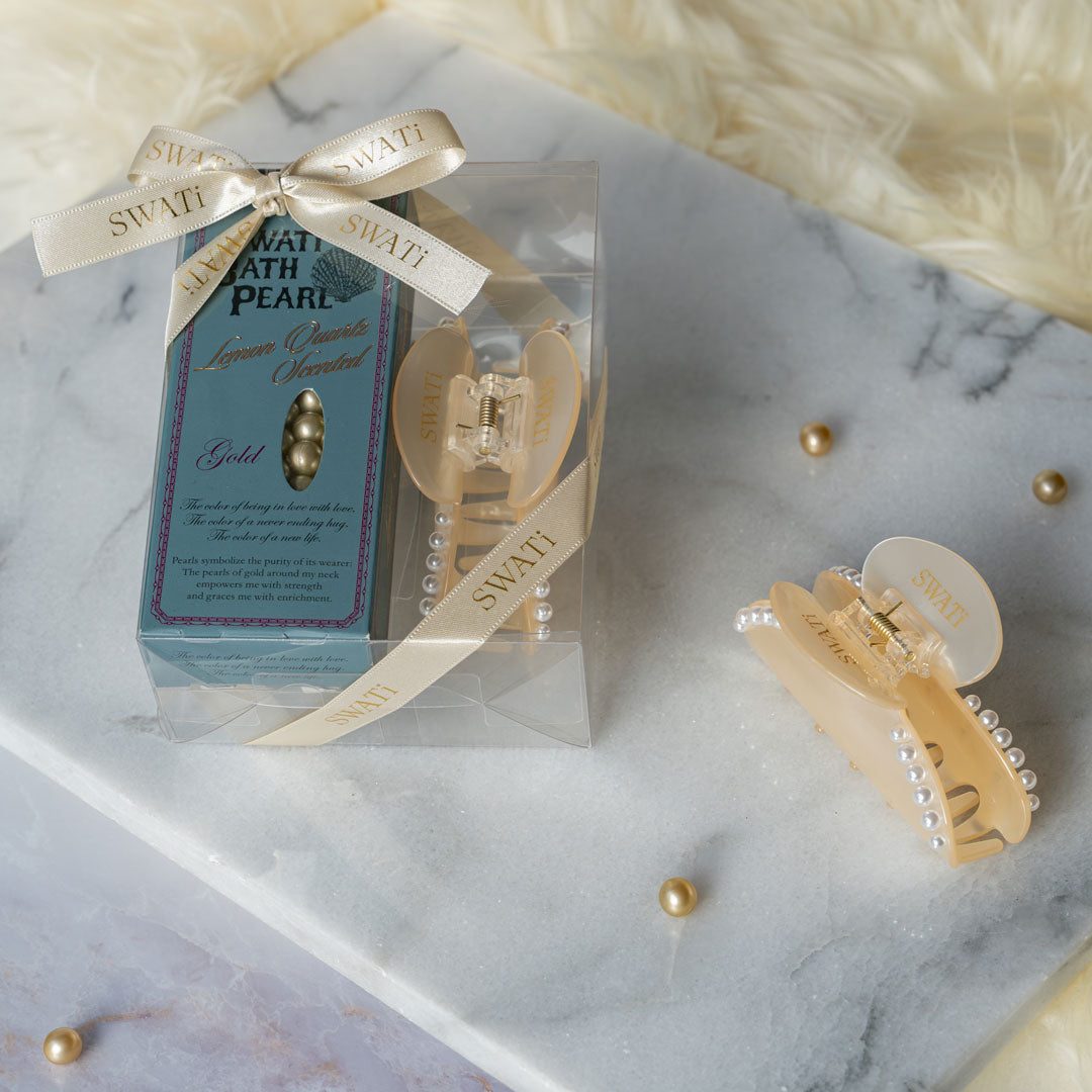 SWATi BATH PEARL® & HAIR ACCESSORY（GOLD）