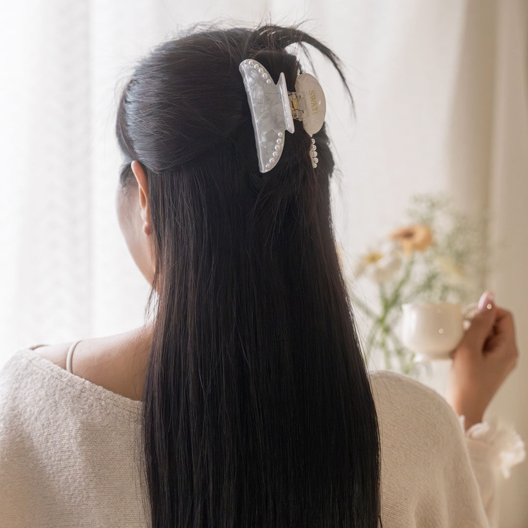 SWATi BATH PEARL® & HAIR ACCESSORY（WHITE） – F.room ONLINE STORE