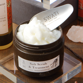 Salt Scrub ＆ Treatment (Vanilla ＆ Sunset sea)